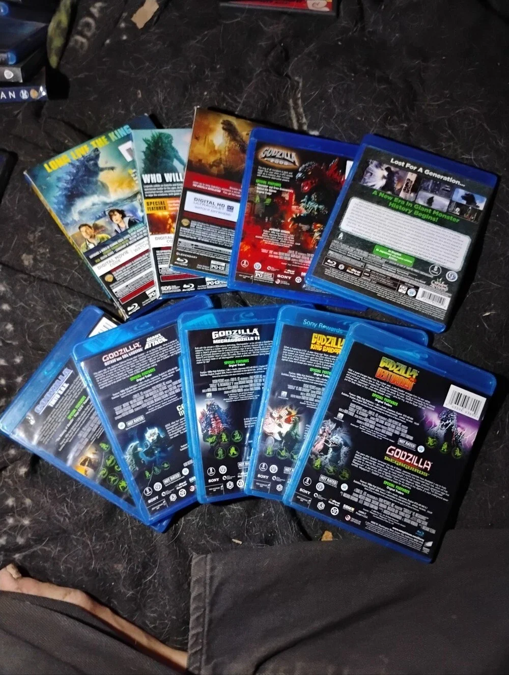 Godzilla 6 Toho Collection Bluray Plus 4 Movies 10 Total Blurays Bundled Lot